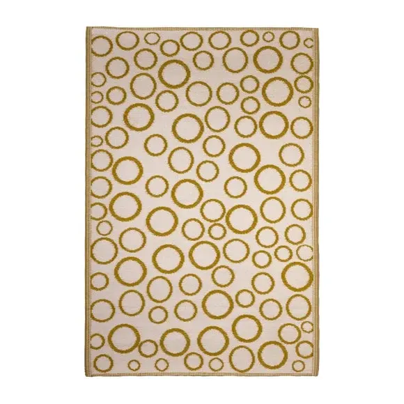 Rectangular Outdoor Rug Reversible - Yellow image