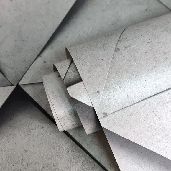 3D Triangle Wallpaper - Silver, Metallic