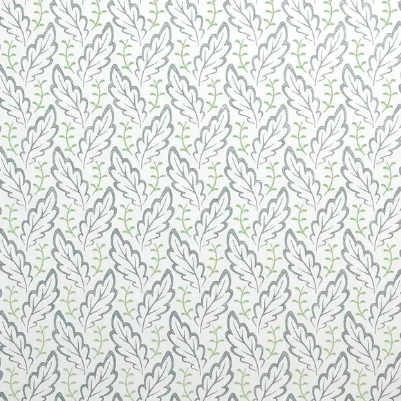 Botanical Leaf Wallpaper - Blue, Paper