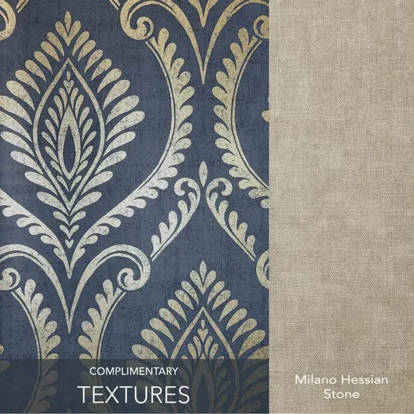 Damask Wallpaper Art Deco Style - Green