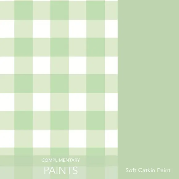 Gingham Wallpaper with Matt Finish - Green