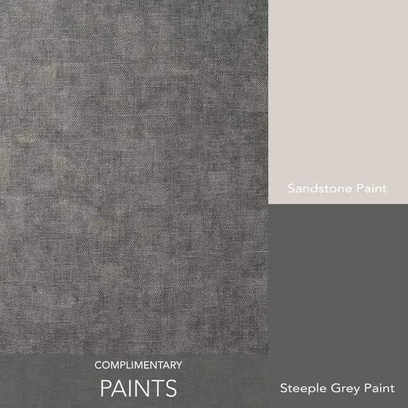 Hessian Textured Wallpaper - Charcoal, Vinyl