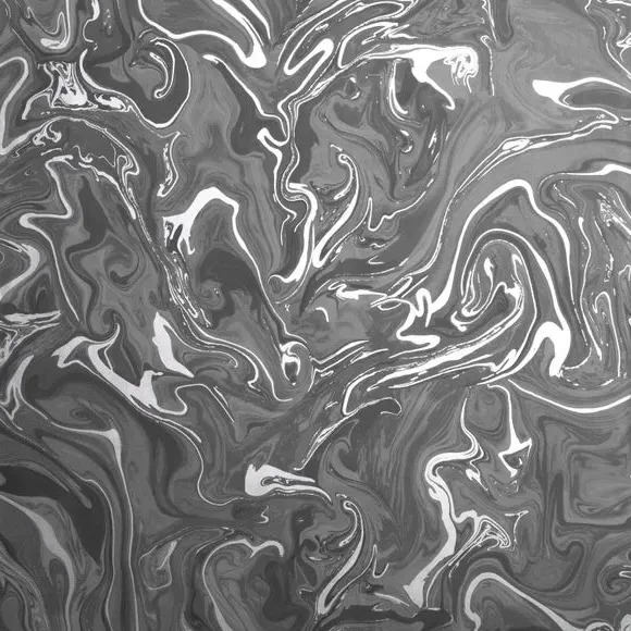 Marble Effect Wallpaper - Charcoal