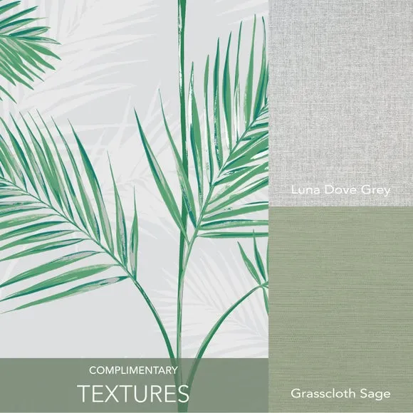 Stone Wallpaper with Metallic Leaves - Natural