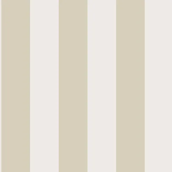 Striped Wallpaper with Matte Finish - Natural