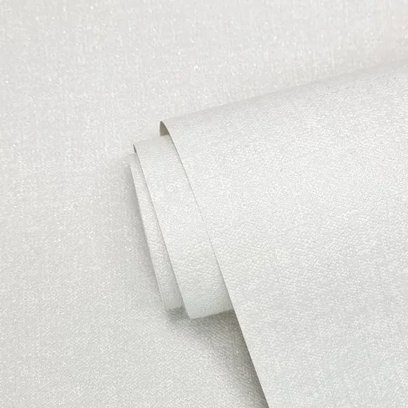 Textured Wallpaper with Glitter - Silver
