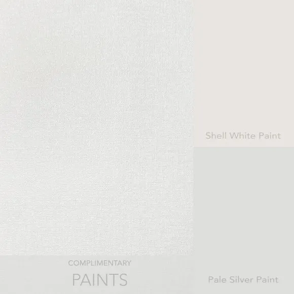 Textured Wallpaper with Glitter - Silver
