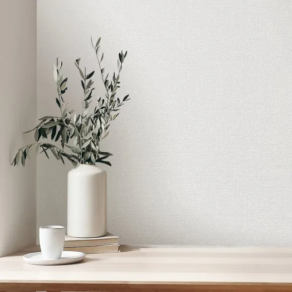 Textured Wallpaper with Glitter - Silver