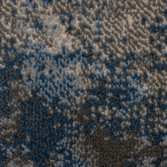 Abstract Rug with Short Pile - Grey, Polypropylene