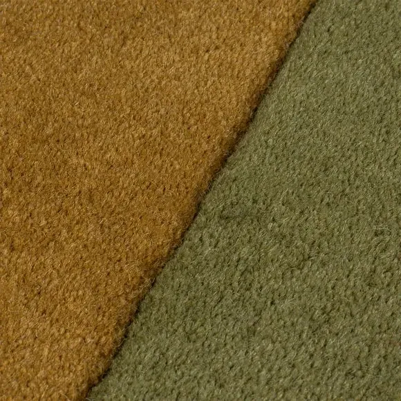 Abstract Wool Rug - Green, Hand Tufted