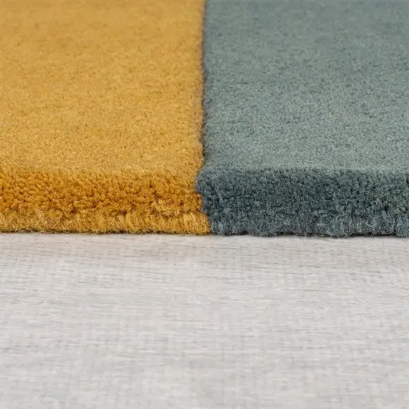 Abstract Wool Rug - Multicoloured, Hand Tufted