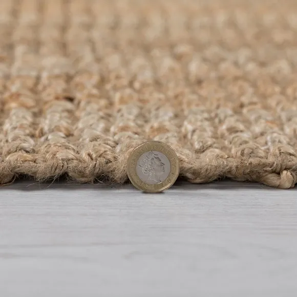 Boucle Rug Reversible - Natural, Jute