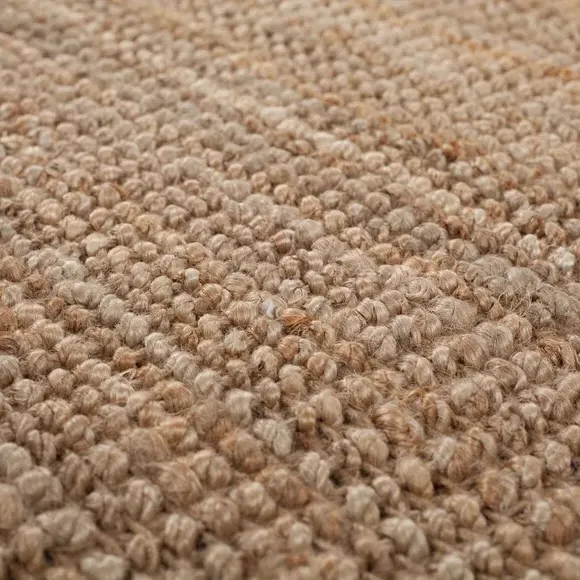 Boucle Runner Rug Reversible - Natural, Jute