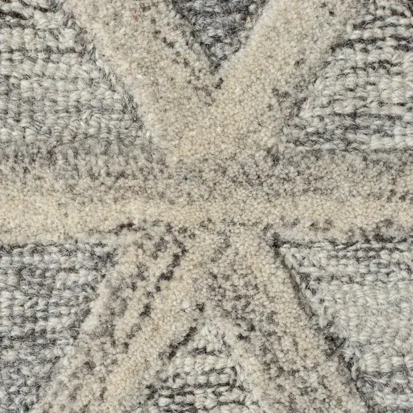 Geometric Rug - River Grey