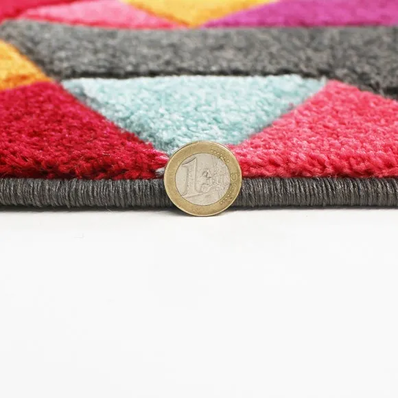 Geometric Runner Rug - Multicolor
