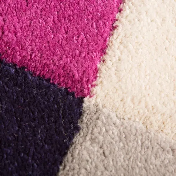 Runner Rug Hand-Carved - Multicoloured, Polypropylene