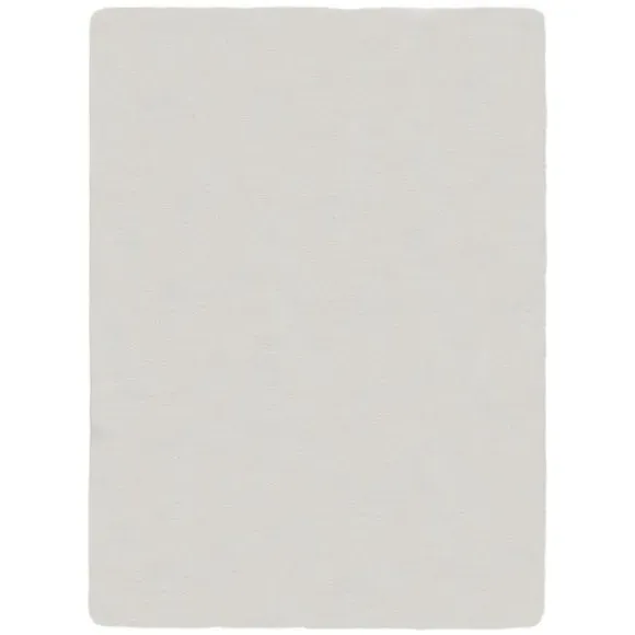 Shaggy Faux Fur Rug - Cream, Polyester