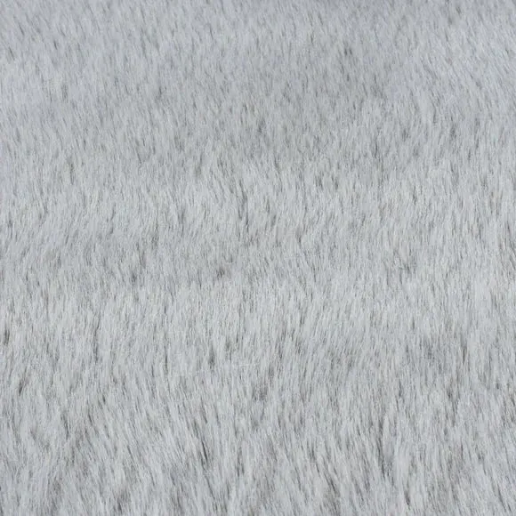 Shaggy Faux Fur Rug - Grey, Polyester