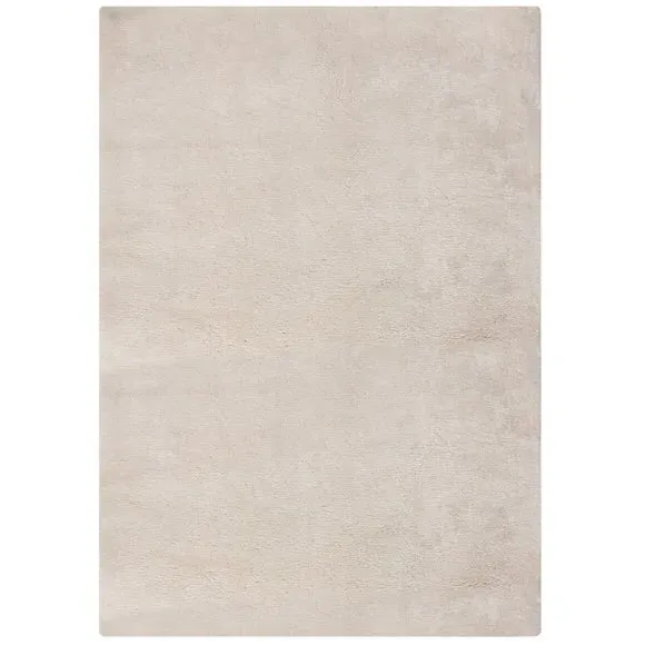 Shaggy Faux Fur Rug Machine Washable - Ivory