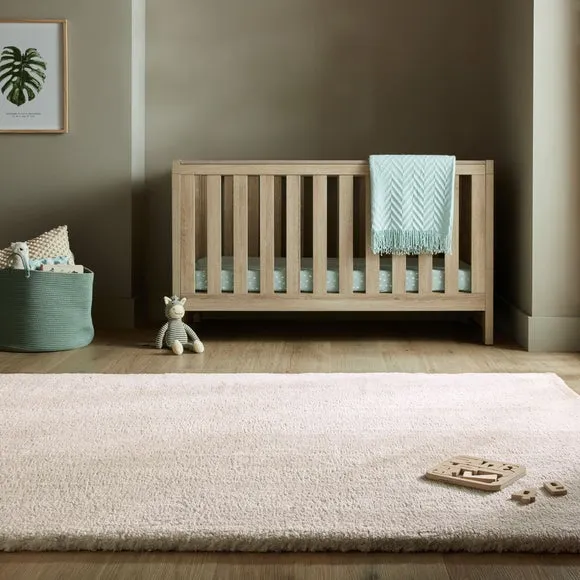 Shaggy Faux Fur Rug Machine Washable - Ivory