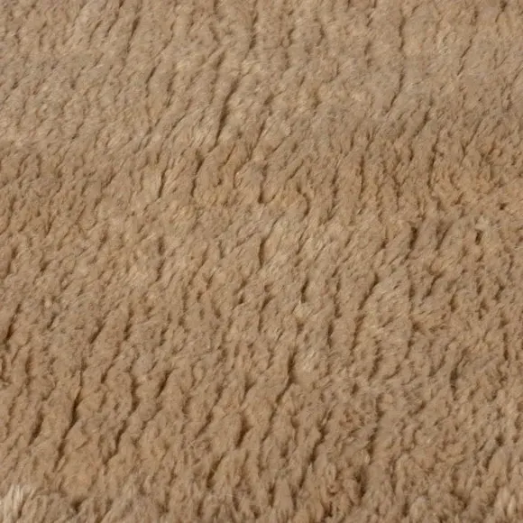 Shaggy Faux Fur Rug Machine Washable - Natural
