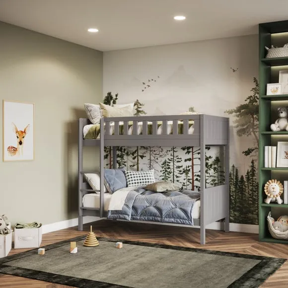 Shorty Bunk Bed Frame - Grey, Pine image