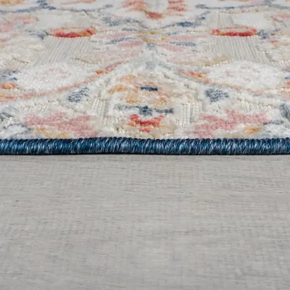 Traditional Indoor Outdoor Rug - Blue