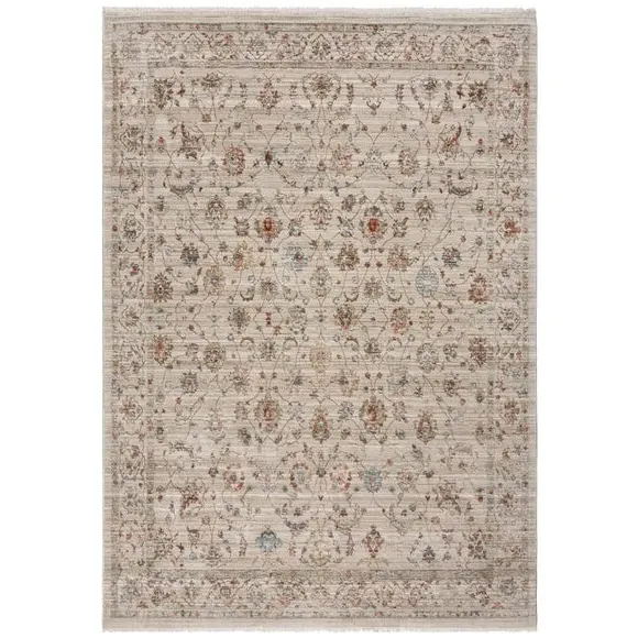 Traditional Rug with Vintage Design - Natural