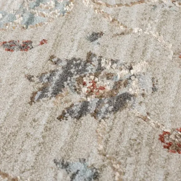 Traditional Runner Rug - Natural, Polyester