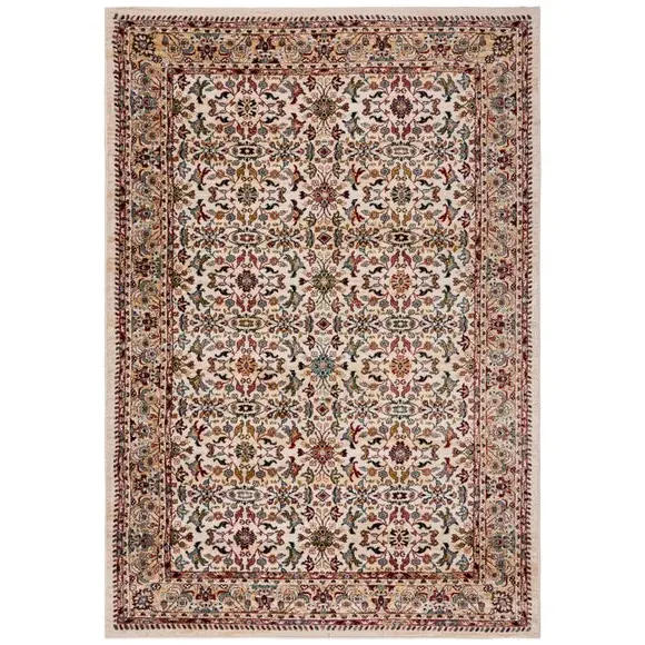 Vintage Patterned Rug - Natural, Polypropylene