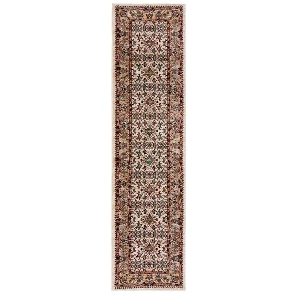 Vintage Patterned Runner - Natural, Polypropylene
