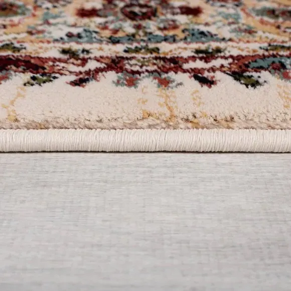Vintage Patterned Runner - Natural, Polypropylene