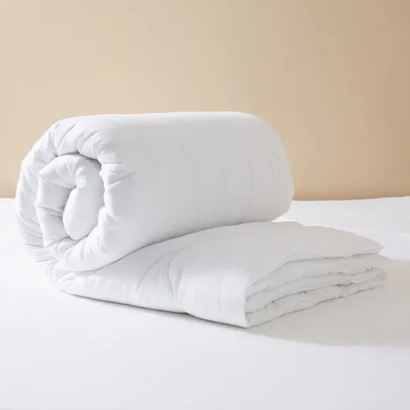 10.5 Tog Duvet Washable - White, Microfibre image