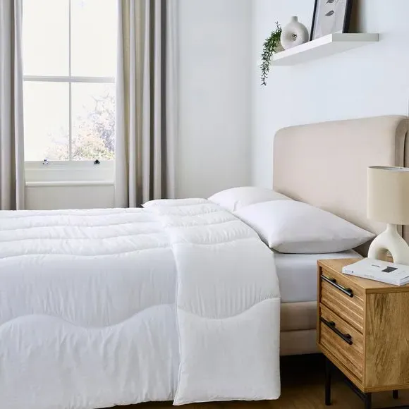 10.5 Tog Duvet with Hollowfibre - White image