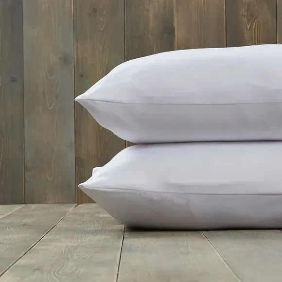 2-Pack Pillow Protectors Eucalyptus Scented - White