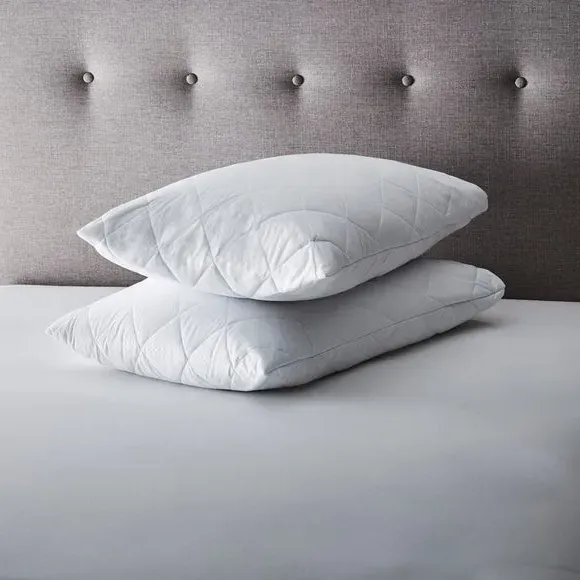 2-Pack Pillow Protectors - White, Polyester image