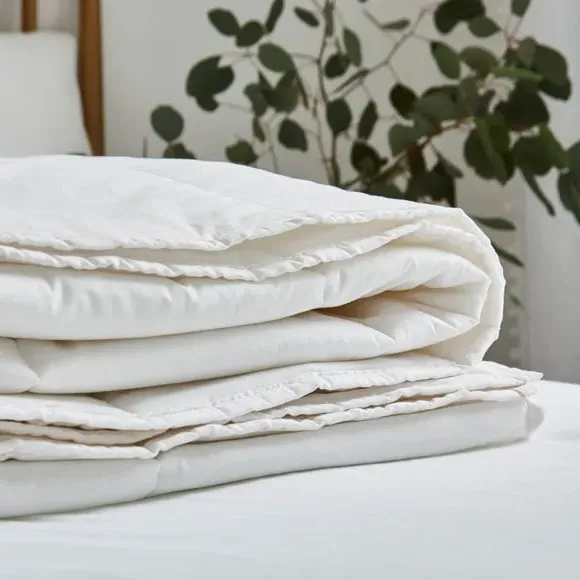 3 Tog Summer Duvet - White, Cotton image