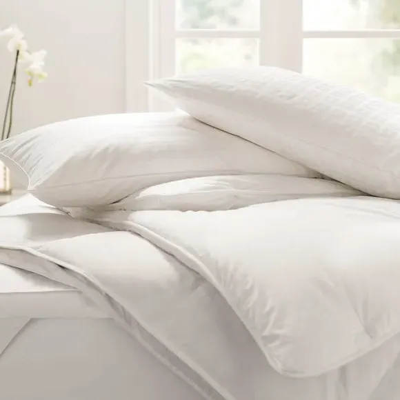 All Seasons Duvet 4.5+9 Tog - White, Cotton