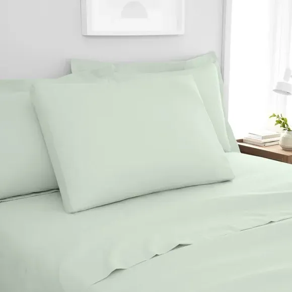 Box Pillowcase - Eucalyptus, Polyester