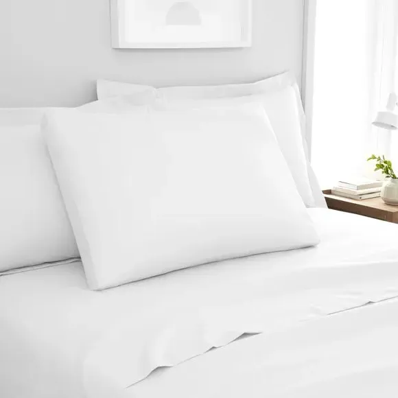 Box Pillowcase - White, Polyester