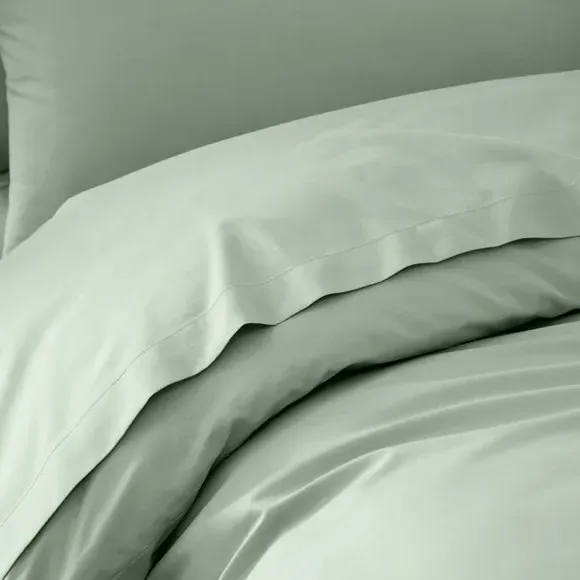 Cooling Cotton Flat Sheet - Sage, Cotton Blend image