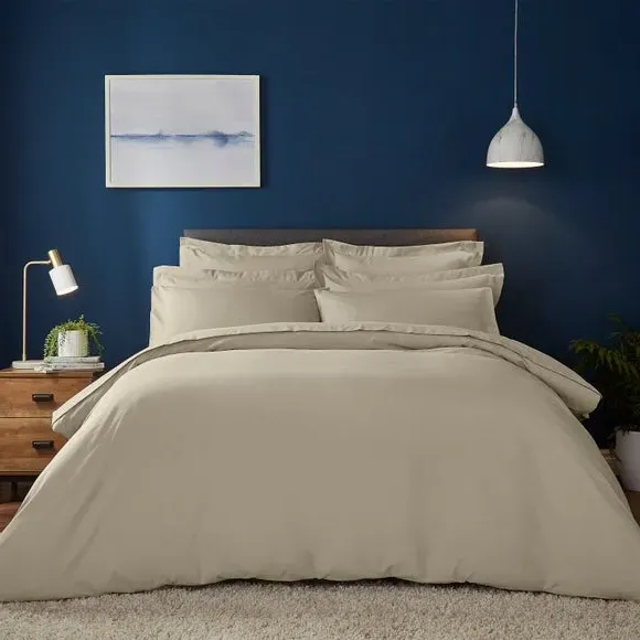 Duvet Cover Set with Pillowcase - Coffee, Polyester