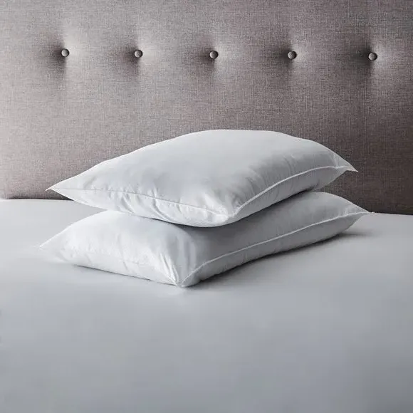 Firm Support Pillow Pair - White, Polyester image