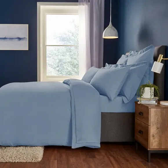 Flat Sheet Soft Touch - Ashley Blue, Microfibre