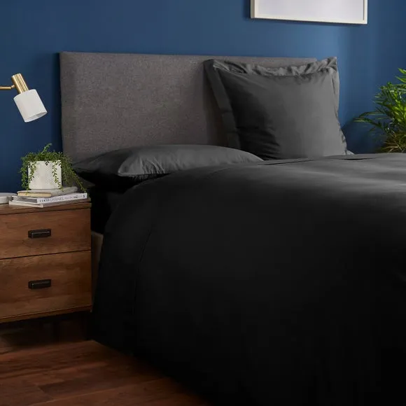 Flat Sheet Soft Touch - Black, Microfibre image