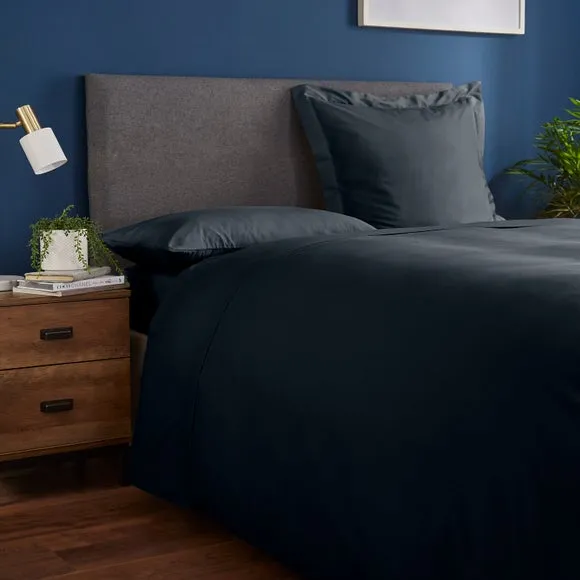 Flat Sheet Soft Touch - Navy, Microfibre