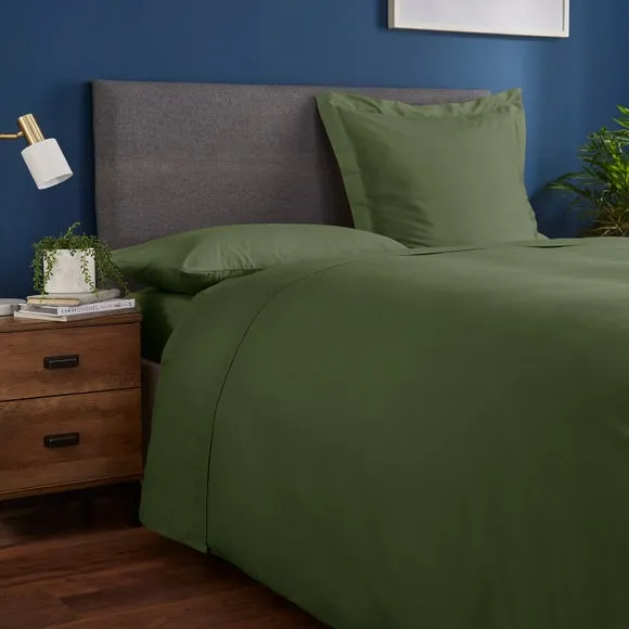 Flat Sheet Soft Touch - Olive, Microfibre