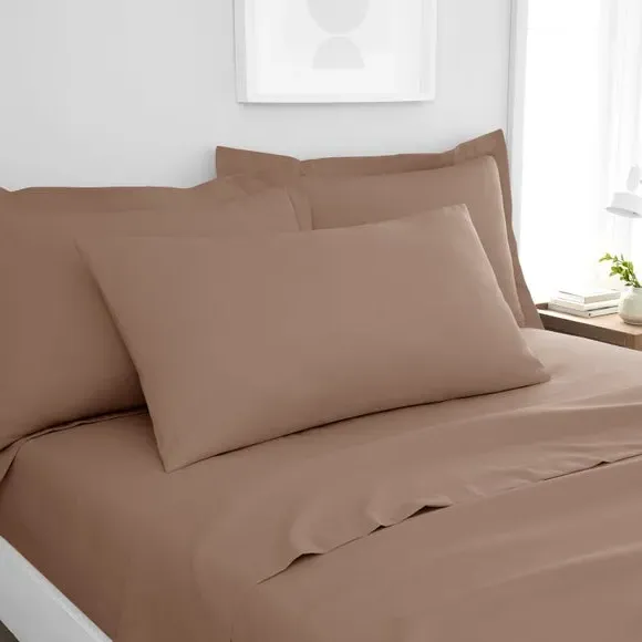 King Size Pillowcase Pair - Rose, Polyester