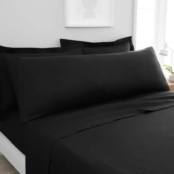 Large Body Pillowcase - Black, Polyester image