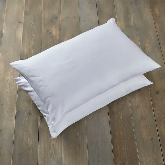 Pack of 2 Pillow Protectors - White, Polyester
